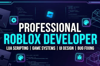 do roblox game development and character design perfectly