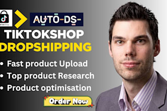 setup automated tiktokshop dropshipping with autods winning product with SEO