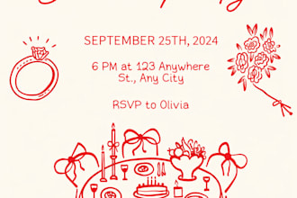 design elegant wedding invitation cards,events,logo,menu,special occasionally