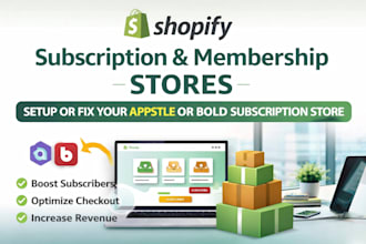 design shopify appstle bold subscription box store shopify membership website