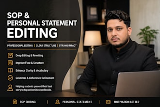 professionally edit and improve your sop or personal statement