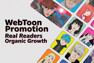 promote your webtoon to real organic readers