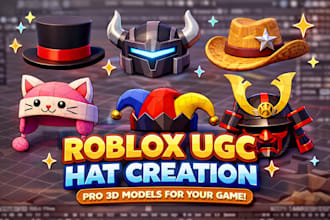 model custom stylized roblox accessories and assets