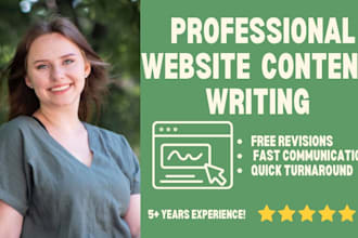 write engaging website content