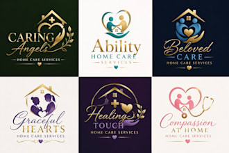 design home care logo home care brochure home care flyer home care website