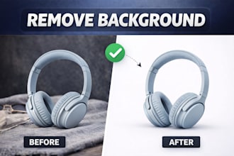remove background and create white bg for amazon product images