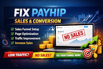 fix payhip low conversion traffic no sales funnel optimization strategy setup