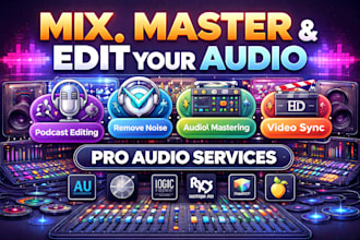 mix, master, edit, cleanup your audio