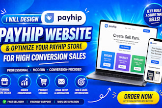design payhip website optimize payhip store for high conversion sales