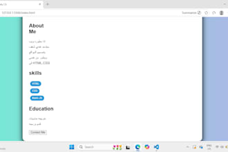 design a professional HTML and CSS website