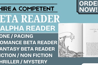 be your beta reader, alpha reader, romance beta reader, fantasy beta reader