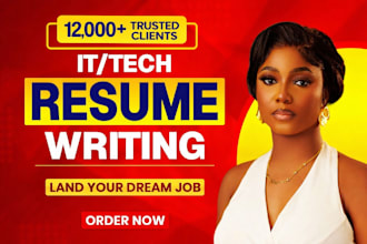 write ats tech resume, IT resume, software engineering CV