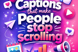create engaging social media posts and captions