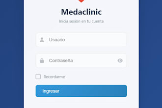 develop a login and user authentication system