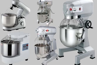 industrial 3d cad design for mixers crushers processing machines autocad
