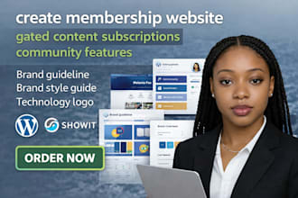 create membership website gated content subscriptions community features