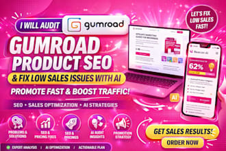 audit payhip product seo beacon ai fix low sales issues fast promotion