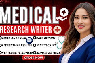 do medical manuscript writing, systematic review, review article and case report