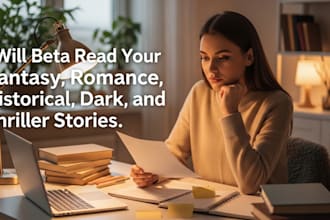 beta read your fantasy, romance, thriller, or dark story