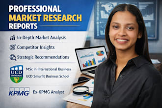 create a data driven market research report