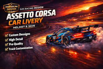 create realistic assetto corsa car mod, custom vehicle, 3d car modelling track