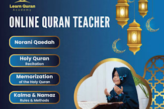 teach quran with tajweed and translation