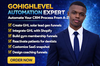 build gohighlevel funnels and automation