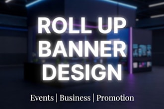 design roll up banner retractable banner and business banner for events