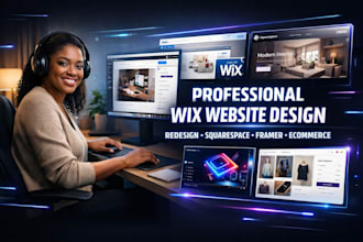 design wix website redesign squarespace framer website and wix store