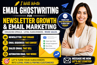 email ghostwriting for newsletter growth and marketing