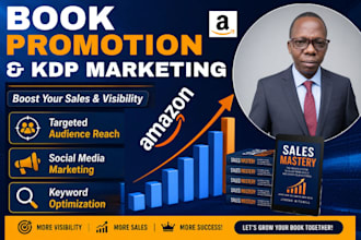 do amazon KDP book promotion and ebook marketing to boost your book sales