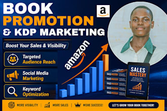 do amazon KDP book promotion and ebook marketing to boost your book sales