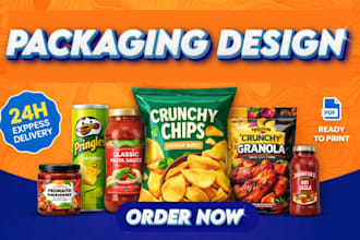 do mylar bag label design, bottle label design, product packaging design