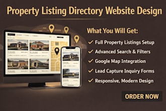 build property listing directory website with advance search, filters