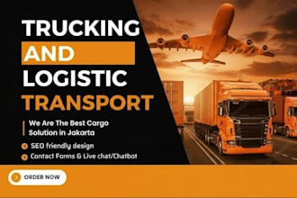 build professional trucking logistics website on wix