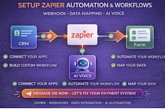 setup zapier ai automation webhook workflow data mapping ai voice integration