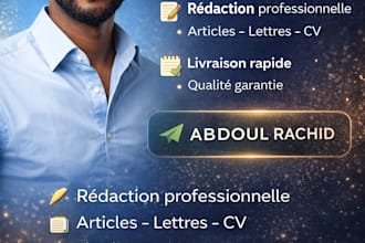 je vais traduire et ecrire vos textes professionnels francais anglais