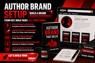create and optimize your author brand for amazon kdp and book marketing success