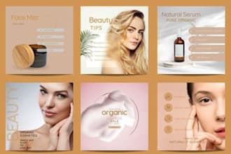 create social media medspa brands for instagram post, facebook ads, tiktok reels