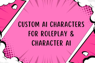 create custom inmersive ai characters for character ai and roleplay