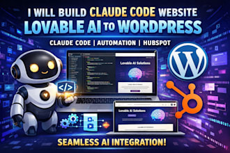 build claude code website lovable ai to wordpress claude code automation hubspot