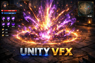 create professional unity game vfx using vfx graph shader graph particle system