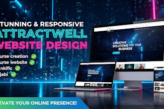 l build your attractwell website, funnels, online course and CRM