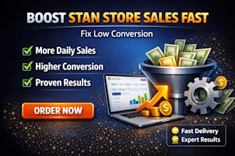 optimize stan store low conversion and boost revenue fast