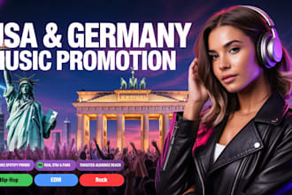 do organic USA music promotion, german spotify music promotion