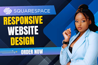 build squarespace website, design or redesign squarespace website development