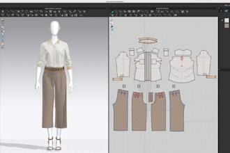 create 3d clothing design and sewing patterns using clo3d