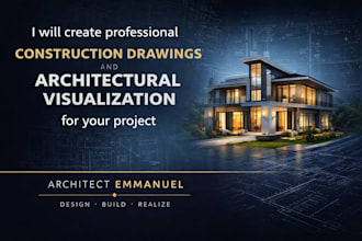 create professional construction drawings and architectural visualization