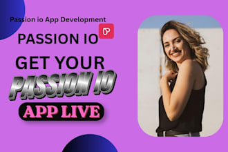 design passion io online course, mobile app, course website, thinkific teachable