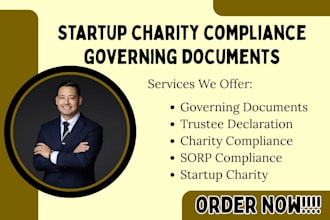 startup charity compliance governing documents trustee declaration sorp guidance